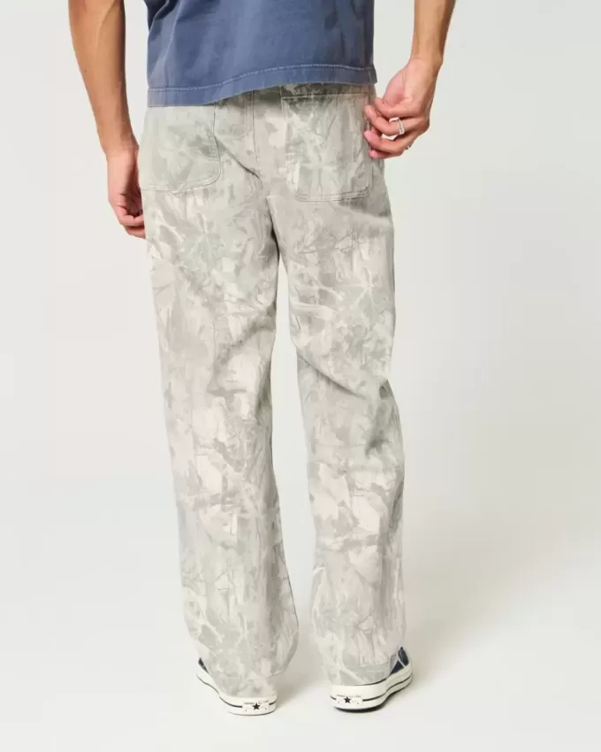 Jeans larghi mimetici Jeans larghi mimetici
