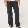 Jeans larghi neri lavati