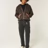 Jeans larghi neri lavati da pittore