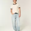 Jeans larghi skater lavaggio chiaro