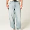 Jeans larghi skater lavaggio chiaro