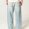 Jeans larghi skater lavaggio chiaro