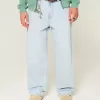 Jeans larghi skater lavaggio chiaro