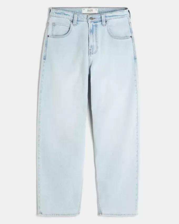 Jeans larghi skater lavaggio chiaro