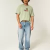 Jeans larghi skater lavaggio medio
