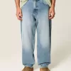 Jeans larghi skater lavaggio medio