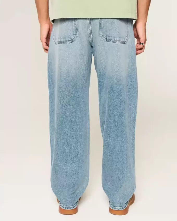 Jeans larghi skater lavaggio medio