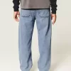 Jeans larghi skater lavaggio medio