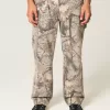 Jeans mimetici larghi da pittore