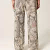 Jeans mimetici larghi da pittore