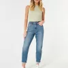 Jeans Mom a vita altissima lavaggio scuro Jeans Mom a vita altissima lavaggio scuro