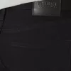 Jeans neri slim dritti anti-sbiadimento