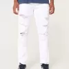 Jeans skinny bianchi sportivi