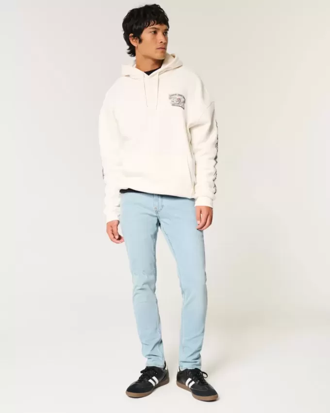 Jeans skinny lavaggio chiaro