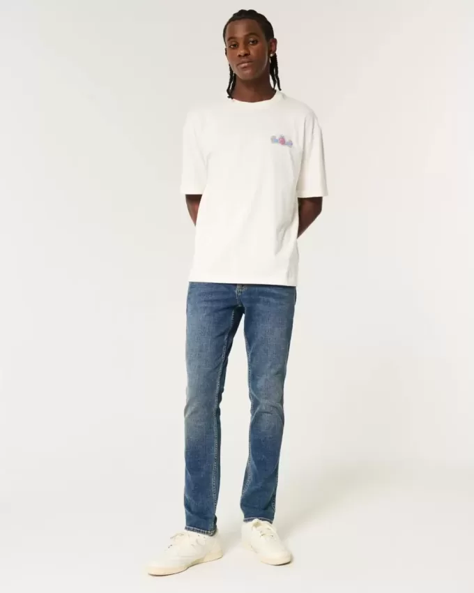 Jeans skinny lavaggio medio scuro