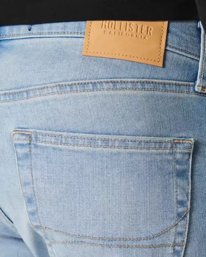 Jeans skinny sportivi lavaggio chiaro