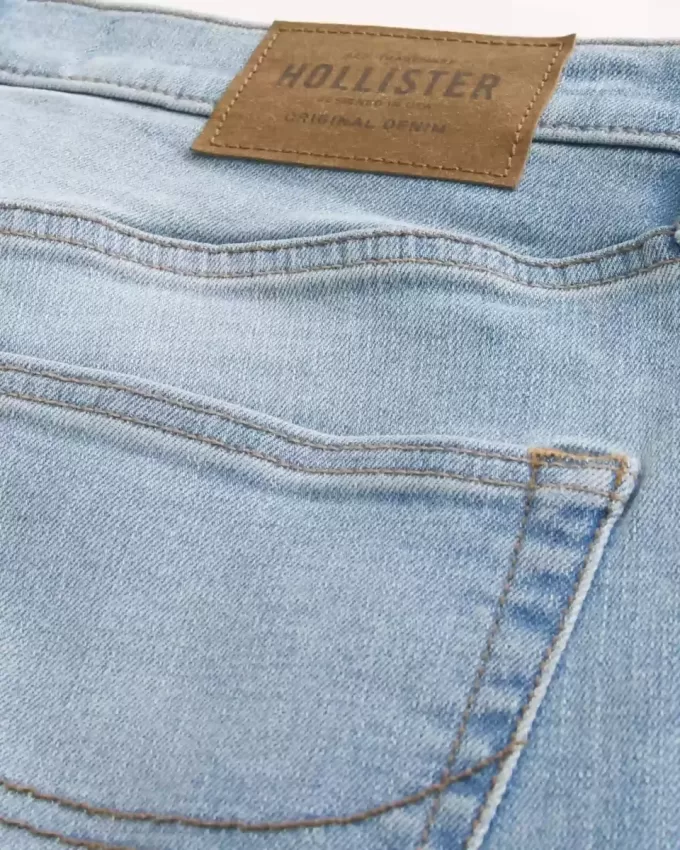 Jeans skinny sportivi lavaggio chiaro