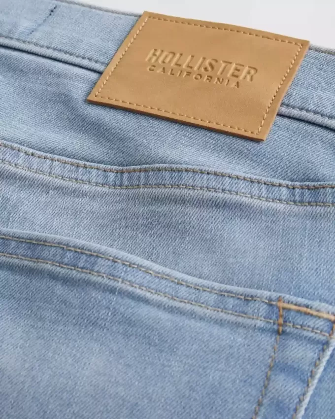 Jeans skinny sportivi lavaggio chiaro