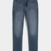 Jeans skinny sportivi lavaggio medio