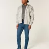 Jeans skinny sportivi lavaggio scuro