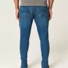 Jeans skinny sportivi lavaggio scuro