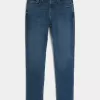 Jeans skinny sportivi lavaggio scuro