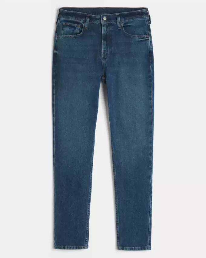 Jeans skinny sportivi lavaggio scuro