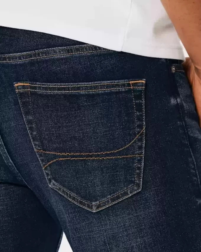 Jeans skinny sportivi lavaggio scuro