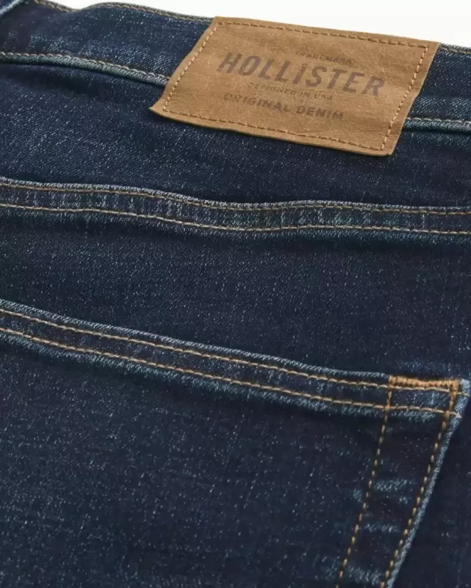 Jeans skinny sportivi lavaggio scuro