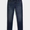 Jeans skinny sportivi lavaggio scuro