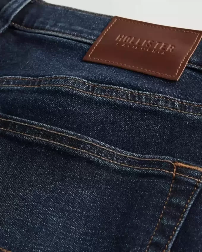 Jeans skinny sportivi lavaggio scuro
