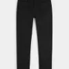 Jeans skinny sportivi neri anti-sbiadimento