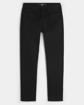Jeans skinny sportivi neri anti-sbiadimento