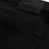 Jeans skinny sportivi neri anti-sbiadimento