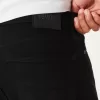 Jeans skinny sportivi neri anti-sbiadimento