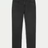 Jeans skinny sportivi neri lavati