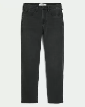 Jeans skinny sportivi neri lavati