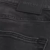 Jeans skinny sportivi neri lavati