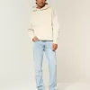 Jeans slim dritti lavaggio chiaro