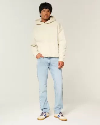 Jeans slim dritti lavaggio chiaro