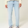 Jeans slim dritti lavaggio chiaro