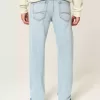 Jeans slim dritti lavaggio chiaro