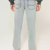 Jeans slim dritti lavaggio chiaro