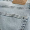 Jeans slim dritti lavaggio chiaro