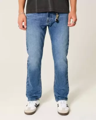 Jeans slim dritti lavaggio medio