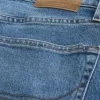 Jeans slim dritti lavaggio medio