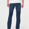 Jeans slim dritti lavaggio scuro