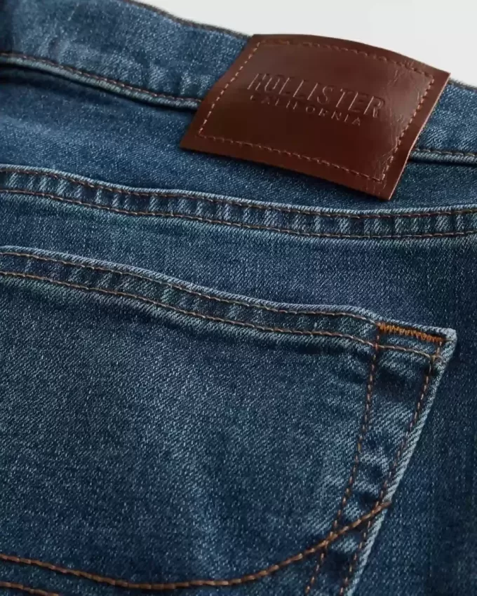 Jeans slim dritti lavaggio scuro