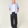 Jeans super larghi con grafica a stella nera lavata