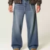 Jeans super larghi con grafica Dice Wash scuro